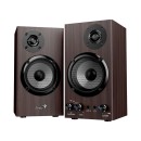 Genius reproduktory SP-HF520BT, 20W, hnědý, dřevěné, AUX/Bluetooth 5.3
