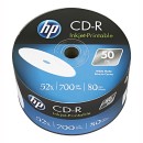 HP CD-R, CRE00070WIP-3, 69301, Printable, 50-pack, 700MB, 52x, 80min., 12cm, bulk, pro archivaci dat