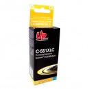 UPrint kompatibilní ink s CLI551C XL, cyan, 695str., 11ml, C-551XLC, high capacity, pro Canon PIXMA iP7250, MG5450, MG6350