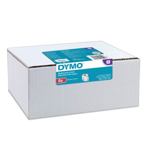 Dymo papírové štítky 57mm x 32mm, bílé, multifunkční, 6 x 1000 ks, 2093094, 6 rolí v balení, cena za balení Dymo papírové štítky 57mm x 32mm, bílé, multifunkční, 6 x 1000 ks, 2093094, 6 rolí v balení, cena za balení