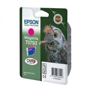 Epson originální ink C13T079340, magenta, 11,1ml, Epson Stylus Photo 1400