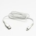 Kabel USB (2.0), USB A M- Apple Lightning C89 M, 2m, MFi certifikace, 5V/2,4A, bílý, Logo, box, nylonové opletení, hliníkový kryt 