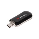 Verbatim USB flash disk, USB C, 256GB, Plectra, černý, 30226, USB C