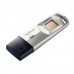 Apacer USB flash disk, USB 3.0, 32GB, AH651, stříbrný, AP32GAH651S-1, s otiskem prstu