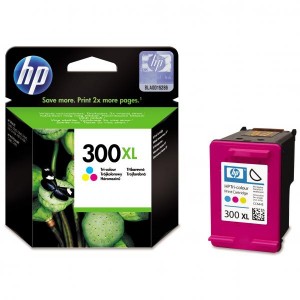 HP originální ink CC644EE, HP 300XL, color, 440str., 11ml, HP DeskJet D2560, F4280, F4500
