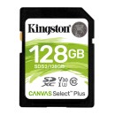 Kingston paměťová karta Canvas Select Plus, 128GB, SDXC, SDC2/128GB, UHS-I U3 (Class 10), A1