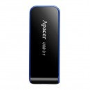 Apacer USB flash disk, USB 3.0 (3.2 Gen 1), 32GB, AH356, černý, AP32GAH356B-1, USB A, s výsuvným konektorem