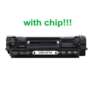 Kompatibilní toner pro Canon CRG-071H s čipem! Black 2500 stran