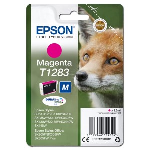 Epson originální ink C13T12834012, T1283, magenta, 3,5ml, Epson Stylus S22, SX125, 420W, 425W, Stylus Office BX305