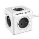 Cubenest - PowerCube, 1.5m, Extended, šedá, POWERCUBE, 5x zásuvka