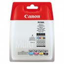 Canon originální ink CLI581 CMYK Multi Pack, CMYK, blistr, 4*5,6ml, 2103C005, Canon 4-pack PIXMA TR8550,TS6150,TS6151,TS8150,TS815