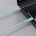 Powerton ENERGY PASTEL EDITION Kabel USB-C, 60W, 1m, silikonový, zelený
