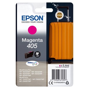 Epson originální ink C13T05G34010, 405, magenta, 1x5.4ml, Epson WF-7835DTWF, WF-7830DTWF, WF-7840DTWF, WF-4830DTWF