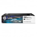 HP originální ink L0R12A, HP 981X, black, 11000str., 194ml, high capacity, HP PageWide MFP E58650, 556, Flow 586
