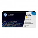 HP originální toner CE272A, yellow, 15000str., HP 650A, HP LaserJet CP5525n, CP5525dn, CP5525xh, O