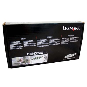 Lexmark originální válec C734X24G, CMYK, 80000 (4x20000)str., 4 ksks, Lexmark C734, C736, X734, X736, X738