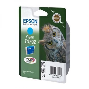 Epson originální ink C13T079240, cyan, 11,1ml, Epson Stylus Photo 1400