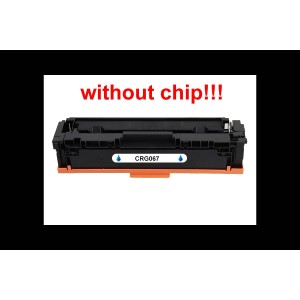 Kompatibilní toner pro Canon CRG-067 bez čipu! Cyan 1250 stran