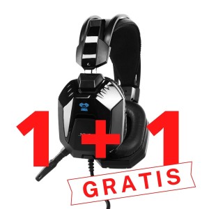 E-blue Cobra H 948, herní sluchátka s mikrofonem, černá, 1+1, 2x 3.5 mm jack