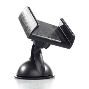 Držák mobilu(GPS) Swissten do auta, nastavitelná šířka, černý, plast, přísavka na sklo, kloubový, černá, mobil