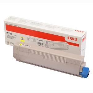 OKI originální toner 46443101, yellow, 10000str., high capacity, OKI C833, C843, O