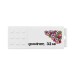 Goodram USB flash disk, USB 2.0, 32GB, UME2, UME2, bílý, UME2-0320W0R11-SP