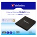 Verbatim 43886, externí CD/DVD mechanika a vypalovačka Slimline, rychlost CD(24x) DVD (8x),USB 3.2 GEN1 a USB-C
