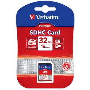 Verbatim Secure Digital Card, 32GB, SDHC, 43963, UHS-I U1 (Class 10)