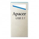 Apacer USB flash disk, USB 3.0 (3.2 Gen 1), 128GB, AH155, stříbrný, AP128GAH155U-1, USB A, s poutkem