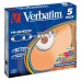 Verbatim CD-RW, 43167, DataLife PLUS, 5-pack, 700MB, Serl, 8-12x, 80min., 12cm, Color, bez možnosti potisku, slim box, Color, pro 