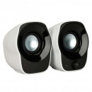 Logitech reproduktory Z120, 2.0, 1,2W, bílé, regulace hlasitosti