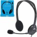 Logitech Stereo H111, sluchátka s mikrofonem, černá