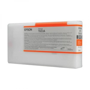 Epson originální ink C13T653A00, orange, 200ml, Epson Stylus Pro 4900