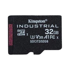Kingston paměťová karta Industrial C10, 32GB, micro SDHC, SDCIT2/32GBSP, UHS-I U3 (Class 10), pSLC karta