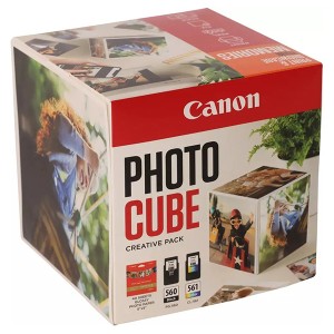 INK CARTRIDGES PG-560/CL-561 PHOTO CUBE Creative Pack White ORANGE NON, -BLISTERED PRODUCTS WITH SECURITY