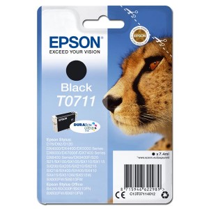 Epson originální ink C13T07114012, black, 7,4ml, Epson D78, DX4000, DX4050, DX5000, DX5050, DX6000, DX605