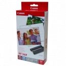 Canon Papír pro termosublimační tiskárny, papír, s inkoustovou kazetou typ bílý, CP-220, 330, 10x15cm, 4x6