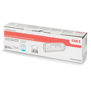 OKI originální toner 46861307, cyan, 10000str., OKI 834, 844, O