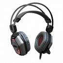 Redragon Placet herní sluchátka s mikrofonem, ovládání hlasitosti, černá, 2x 3.5 mm jack + USB