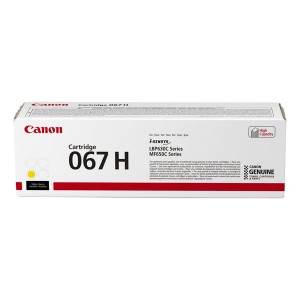 Canon originální toner 067H Y, yellow, 2350str., 5103C002, high capacity, Canon LBP631Cdw, LBP633Cdw, MF651Cw, MF655Cdw, MF657Cdw