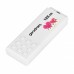 Goodram USB flash disk, USB 2.0, 128GB, UME2, bílý, UME2-1280W0R11-V, USB A, s krytkou