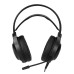 Marvo H8326, sluchátka s mikrofonem, ovládání hlasitosti, černá