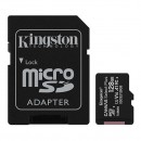 Kingston paměťová karta Canvas Select Plus, 128GB, micro SDXC, SDCS2/128GB, UHS-I U1 (Class 10), s adaptérem, A1