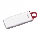 Kingston USB flash disk, USB 3.0 (3.2 Gen 1), 256GB, DataTraveler Exodia, bila, KC-U2G256-5R, USB A, s krytkou