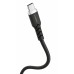 Powerton ENERGY DARK EDITION Kabel USB-C, 60W, 1m, silikonový, černý