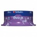Verbatim DVD+R, 43500, DataLife PLUS, 25-pack, 4.7GB, 16x, 12cm, General, Advanced Azo+, cake box, Scratch Resistant, bez možnosti