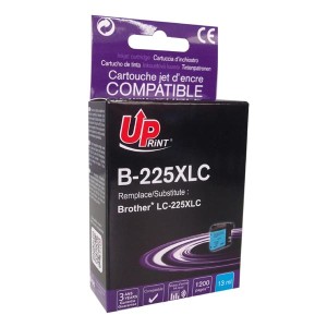UPrint kompatibilní ink LC-225XLC, s LC-225XLC, cyan, 1200str., 13ml, B-225XLC, pro Brother MFC-J4420DW, MFC-J4620DW