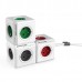 Rozbočovací zásuvka 240V, CEE7 (vidlice)-POWERCUBE, 0.1m, ORIGINAL, šedá, POWERCUBE, 5 zásuvek, dětské pojistka
