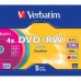 Verbatim DVD+RW, 43297, DataLife PLUS, 5-pack, 4.7GB, 4x, 12cm, General, Standard, slim box, Colour, bez možnosti potisku, pro arc
