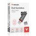 Verbatim USB flash disk, USB C a USB 3.2 Gen 1, 1000GB, Dual QuickStick, šedý, 32043, USB C, s poutkem